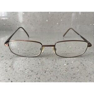 MODERN OPTICAL TODD ANTIQUE BROWN EYEGLASSES GLASSES METAL FRAMES ONLY 50-18-145